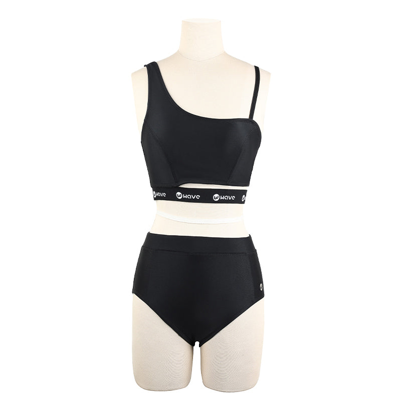 Wholesale Women Black Split Body Swimwear Supplier Manufacturer