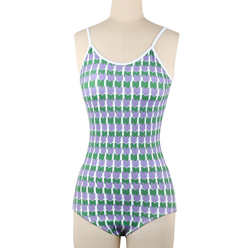 Wholesale Women Green One piece Swimsuit Swimwear Supplier Factory