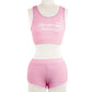 OEM Women Pink Split Type Swimwear Bathing Suits Supplier