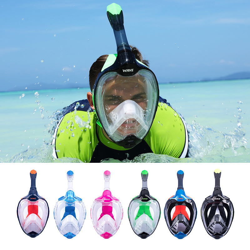 定制潜水面罩防雾全脸呼吸管面罩