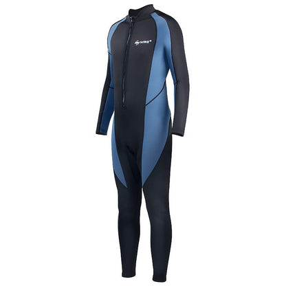 Wave Sport Wetsuit Diving Suit Black Blue freeshipping - wave-china