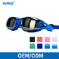 Custom Adult UV Swim Silicone Anti-fog Race Goggles
