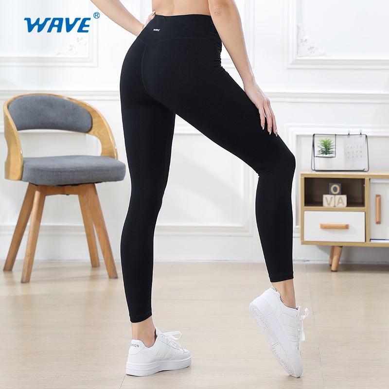 Wave Sport High Waist Yoga Leggings Ninth Pants freeshipping - wave-china