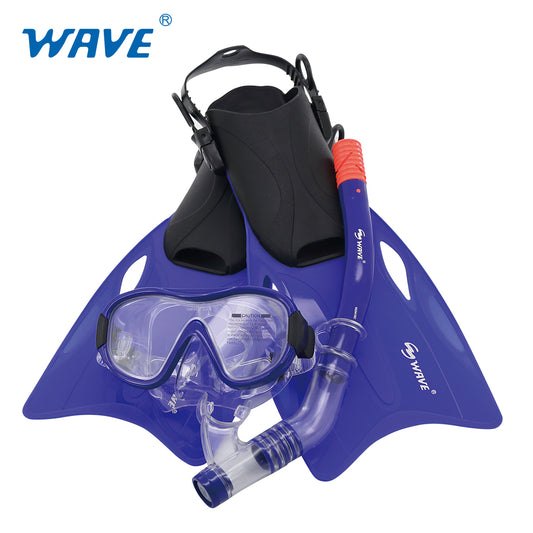 水上运动浮潜成人呼吸管套装带脚蹼